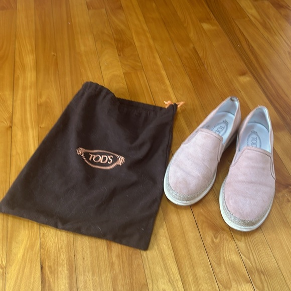 Tod’s women’s pink loafers size 10 - Picture 1 of 4